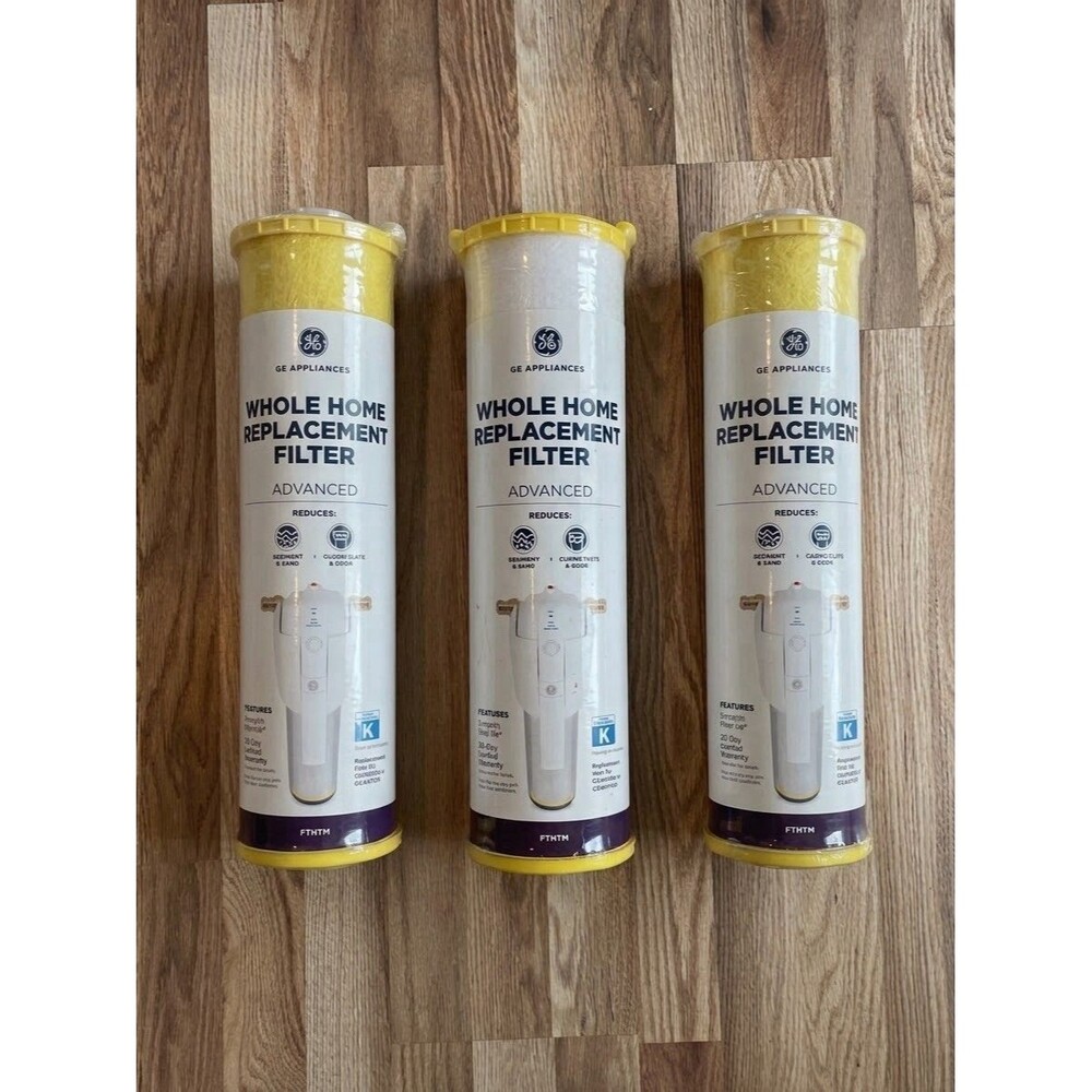 3X GE Oem genuine Whole House Replacement Filter K FTHTM for GXWH50M or GXWH70M